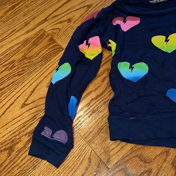 Flowers by Zoe Girl’s Broken Heart Sweatshirt - Picture 4 of 6